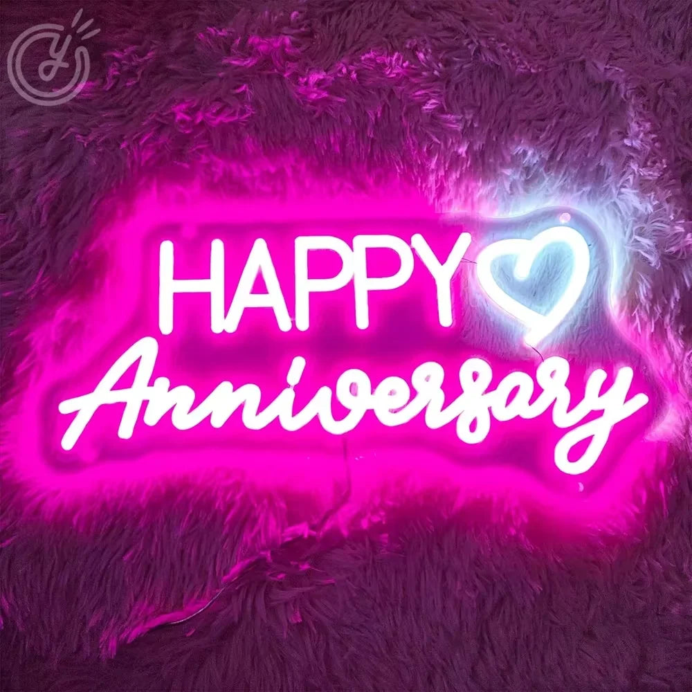 Happy Valentine's Day Neon Signs for Wall Decor,Valentine Signs for Bedroom,Valentines Day Led Lights for Wedding Girlfriend’s