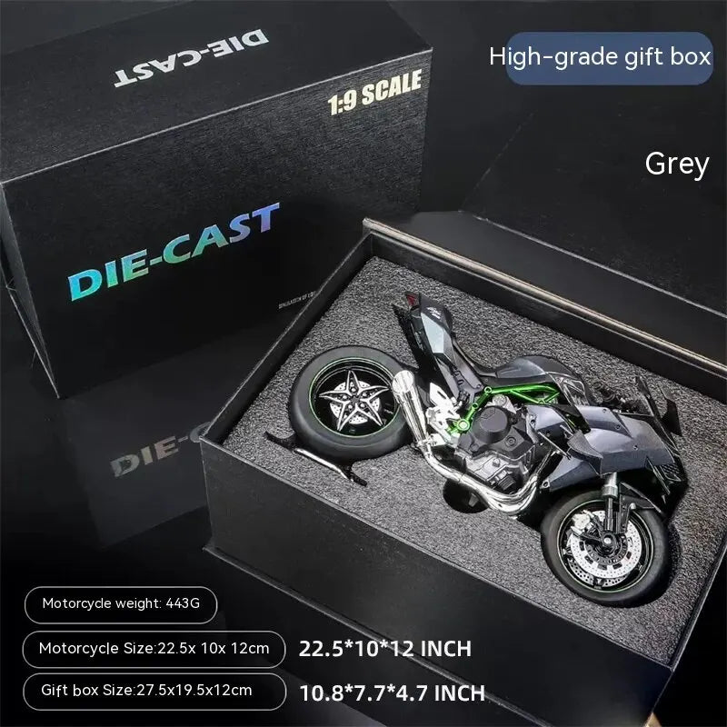 1:9 Ninja H2R Unique Motorcycle Model: Ideal Gift for Young Adults, Great for Romance, Friendship, Men's Birthd