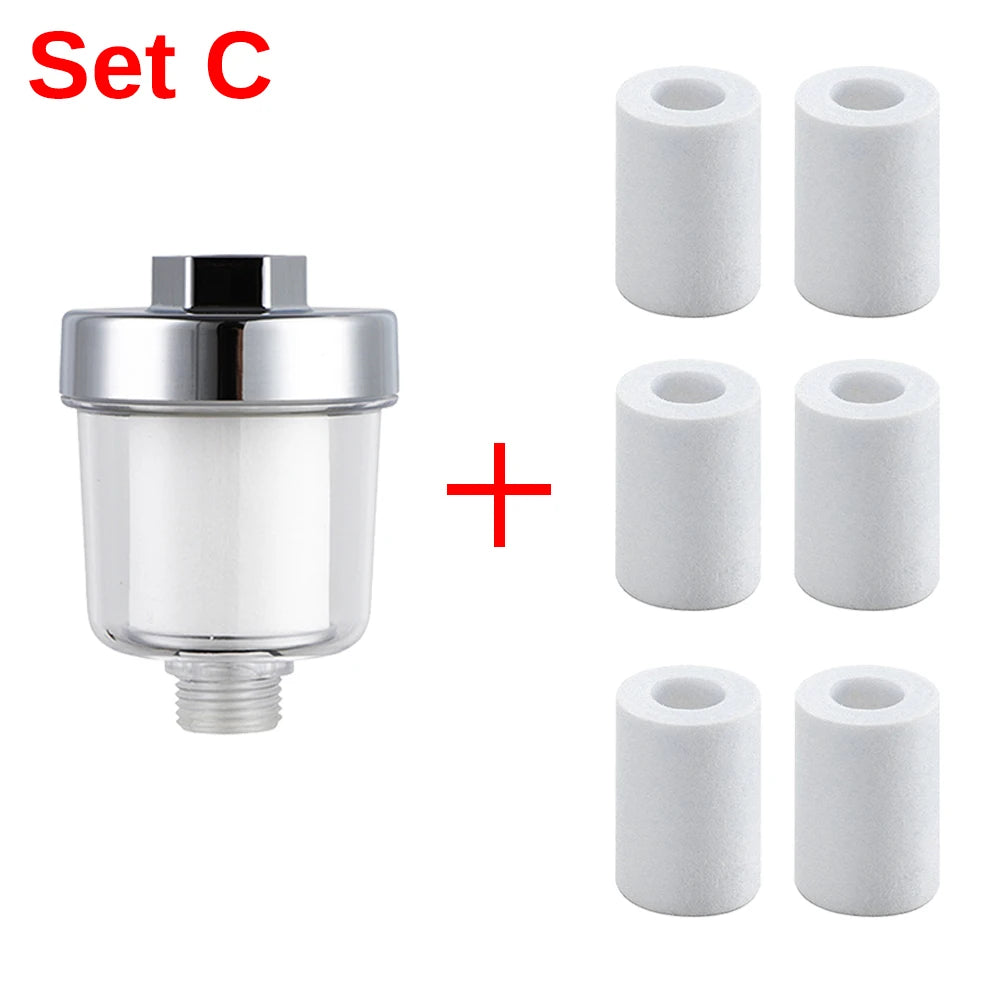 10-1pcs Water Outlet Purifier Kits Universal Faucet Filter For Kitchen Bathroom Shower Household Filter PP Cotton High Density