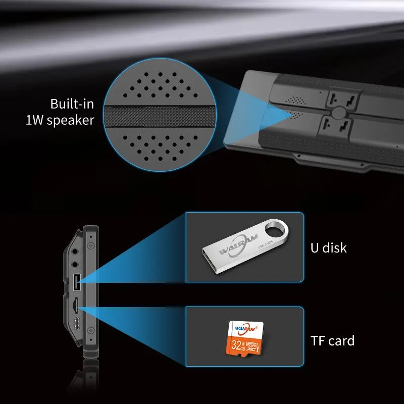 10.26inch Carplay MP5 Player Portable BT Touch Srceen Wireless Carplay Android Auto Car Radio for Apple Or Android Video Stereo