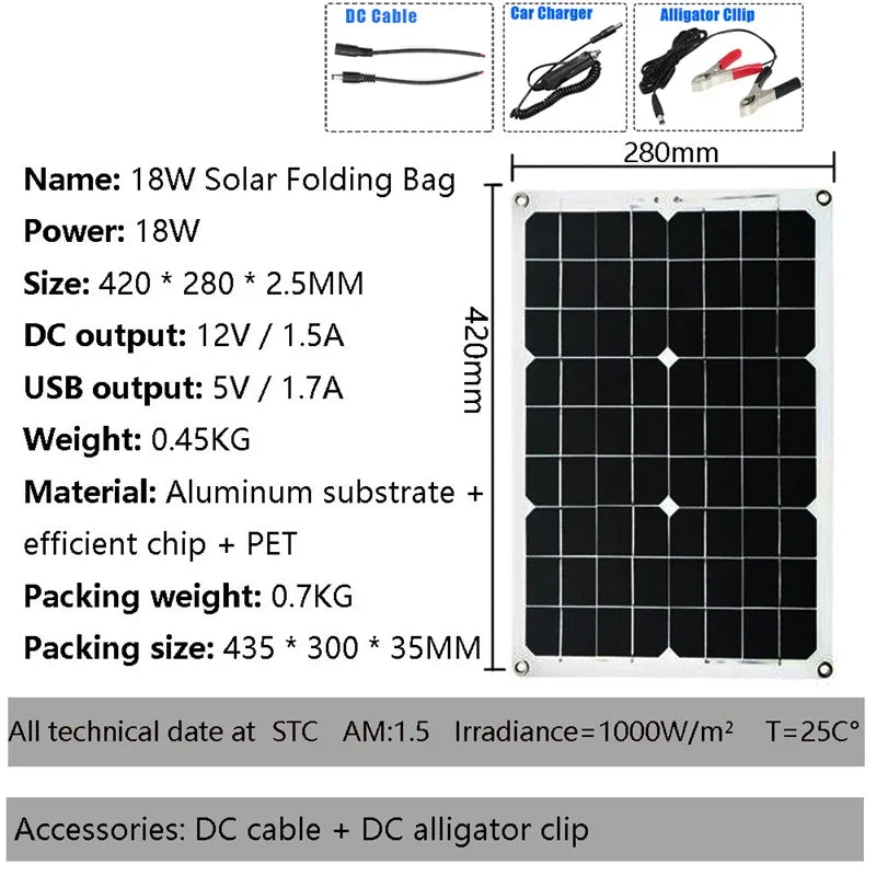 12V Solar Panel Camping Kit Plate Car Accessory Generator With Panels Set 220V Charge Sine Wave Inverter Power energia solar