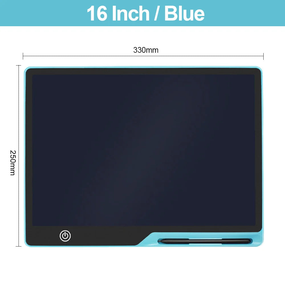 16Inch LCD Children's Drawing Tablet Toys For Girls Boys Electronic Doodle Writing Tablet Charging Handwriting Pad Children Gift