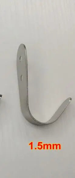 1PC Door Hook Kitchen Cabinet Clothes Wall Hangers Organizer Holds House Storage Robe Hooks Bathroom Hardware Steel Modern Nail