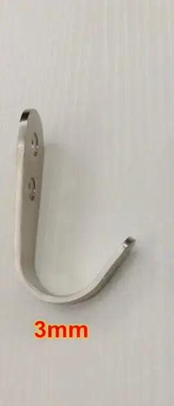 1PC Door Hook Kitchen Cabinet Clothes Wall Hangers Organizer Holds House Storage Robe Hooks Bathroom Hardware Steel Modern Nail