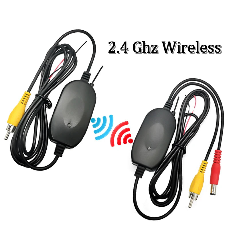 2.4G Wireless Car Rear View Camera Color Video Transmitter Receiver Kit 12V For Multimedia Monitor Rearview Camera