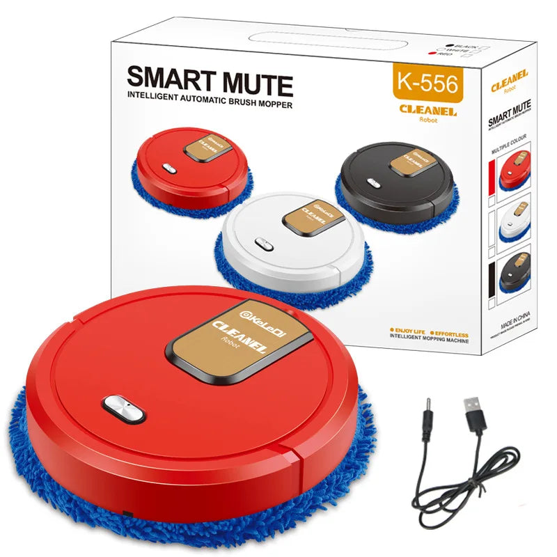 2024 USB Sweeping Robot Vacuum Cleaner Mopping 3 In 1 Smart Wireless Dragging Cleaning Sweep Floor For Home Office Clean