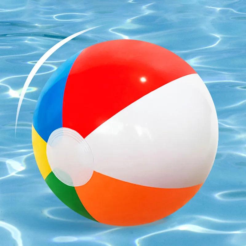 3 Pcs Inflatable Beach Ball Colorful Balloons Swimming Pool Party Water Game Beach Sports Ball Fun Toys for Kids