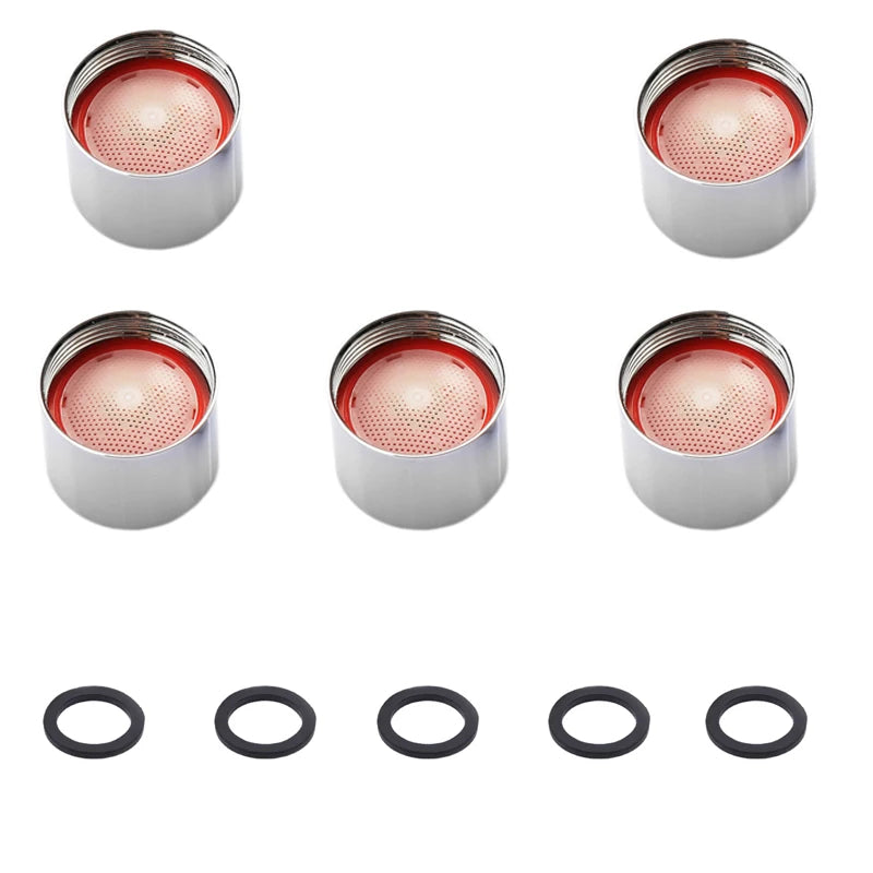 5 Pcs Net Mouth, Bubbler, Faucet Filter Mouth, Faucet Accessories, 4-6-8l Constant Flow Water-saving Device Faucet Aerators