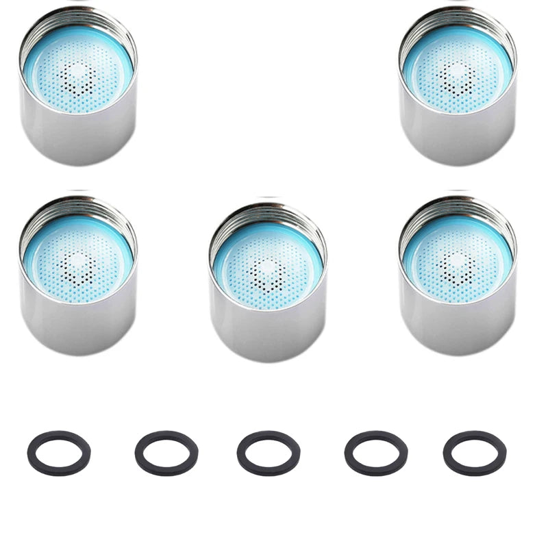 5 Pcs Net Mouth, Bubbler, Faucet Filter Mouth, Faucet Accessories, 4-6-8l Constant Flow Water-saving Device Faucet Aerators