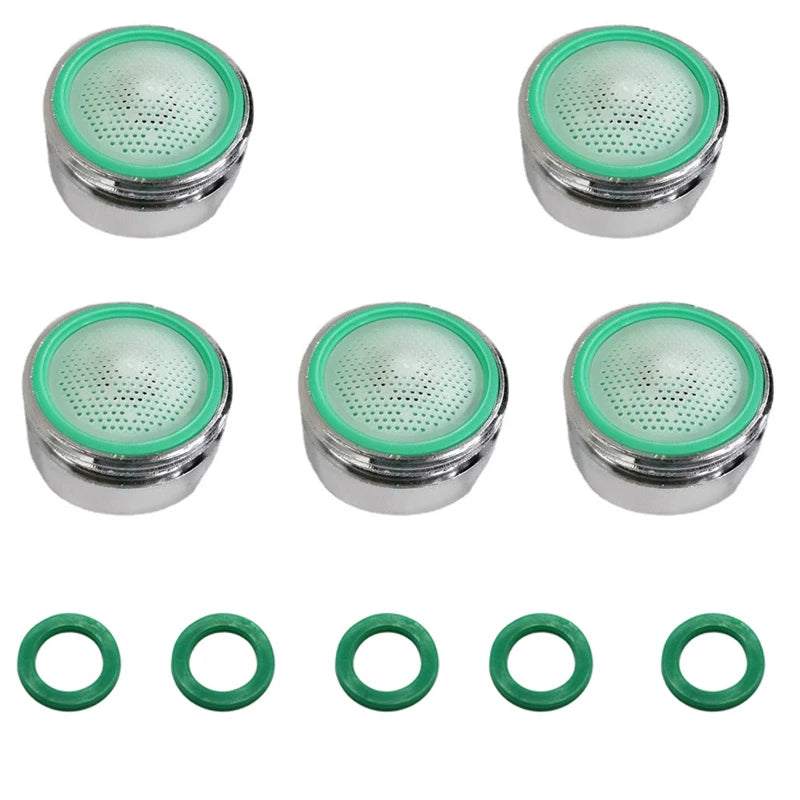 5 Pcs Net Mouth, Bubbler, Faucet Filter Mouth, Faucet Accessories, 4-6-8l Constant Flow Water-saving Device Faucet Aerators