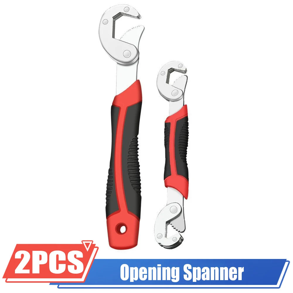 9-32mm Universal Wrench Tool Adjustable Universal Multi-Function Portable Torque Ratchet Oil Filter Opening Spanner Hand Tools