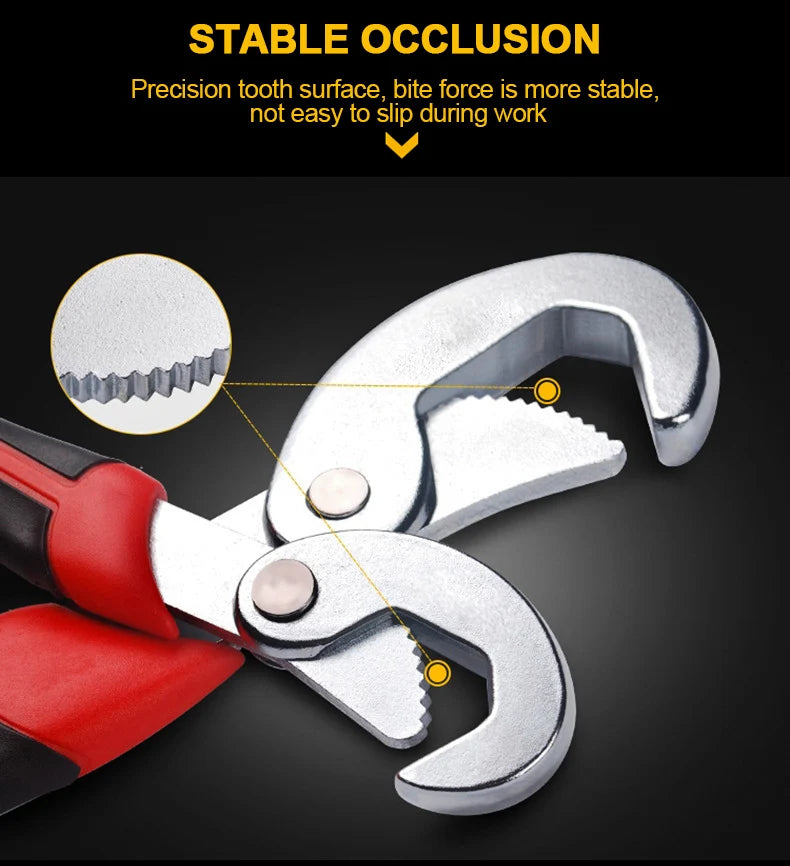9-32mm Universal Wrench Tool Adjustable Universal Multi-Function Portable Torque Ratchet Oil Filter Opening Spanner Hand Tools