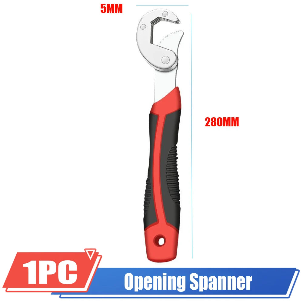 9-32mm Universal Wrench Tool Adjustable Universal Multi-Function Portable Torque Ratchet Oil Filter Opening Spanner Hand Tools