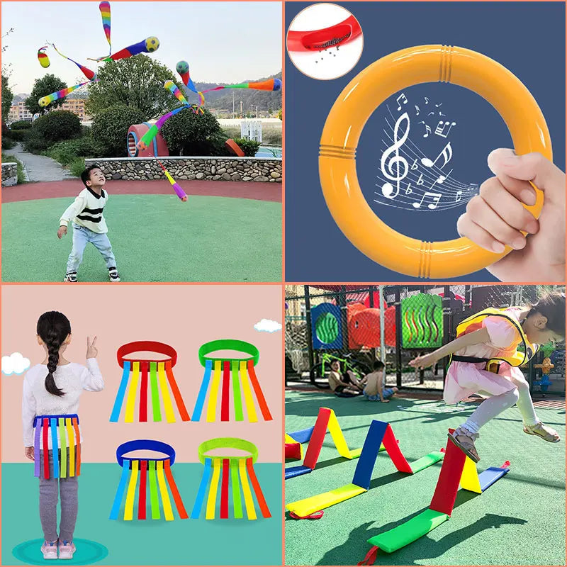 Children Toys Balance Stone Sensory Integration Training Toys Parish Outdoor Sports Party Social Games Tactile Montessori Games
