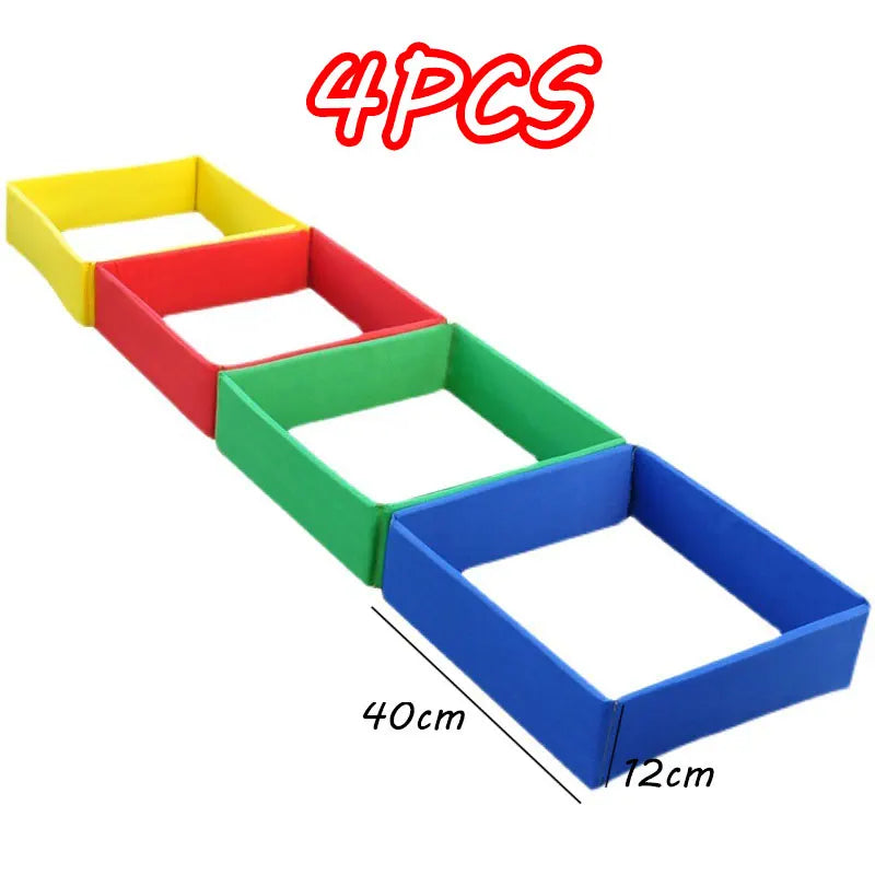 Children Toys Balance Stone Sensory Integration Training Toys Parish Outdoor Sports Party Social Games Tactile Montessori Games