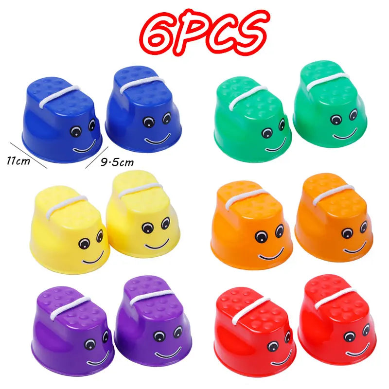 Children Toys Balance Stone Sensory Integration Training Toys Parish Outdoor Sports Party Social Games Tactile Montessori Games
