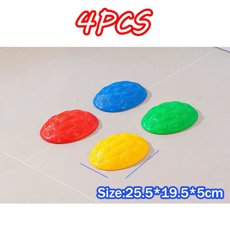 Children Toys Balance Stone Sensory Integration Training Toys Parish Outdoor Sports Party Social Games Tactile Montessori Games