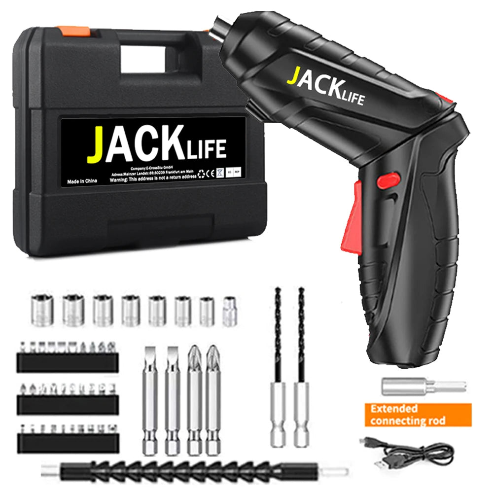 Electric Screwdriver Battery Rechargeable Cordless Screwdriver Powerful Impact Wireless Screwdriver Drill Electric Screw Driver