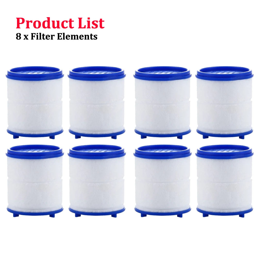 Faucet Filter Element Bubbler Water Filter Purifier For Bathroom Shower PP Cotton Remove Chlorine Heavy Metal For Kitchen Faucet