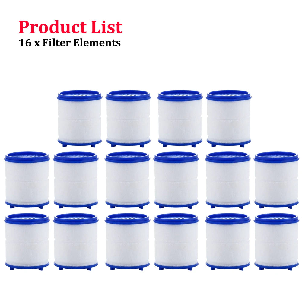 Faucet Filter Element Bubbler Water Filter Purifier For Bathroom Shower PP Cotton Remove Chlorine Heavy Metal For Kitchen Faucet