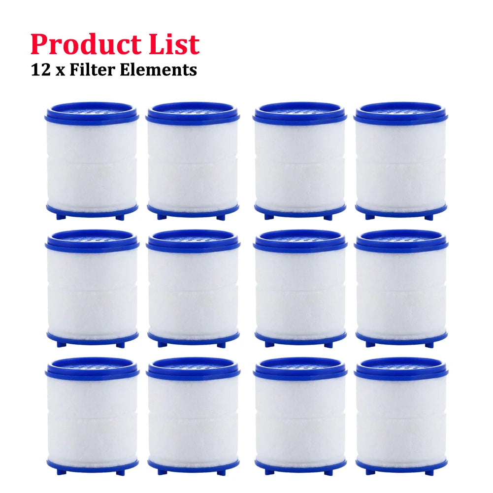 Faucet Filter Element Bubbler Water Filter Purifier For Bathroom Shower PP Cotton Remove Chlorine Heavy Metal For Kitchen Faucet