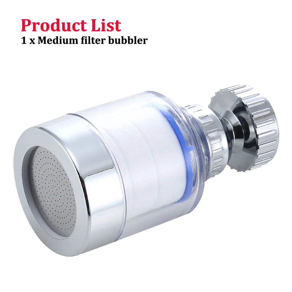 Faucet Filter Element Bubbler Water Filter Purifier For Bathroom Shower PP Cotton Remove Chlorine Heavy Metal For Kitchen Faucet