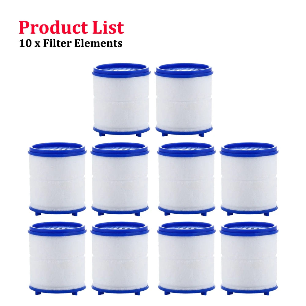 Faucet Filter Element Bubbler Water Filter Purifier For Bathroom Shower PP Cotton Remove Chlorine Heavy Metal For Kitchen Faucet