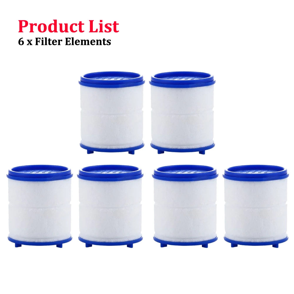 Faucet Filter Element Bubbler Water Filter Purifier For Bathroom Shower PP Cotton Remove Chlorine Heavy Metal For Kitchen Faucet