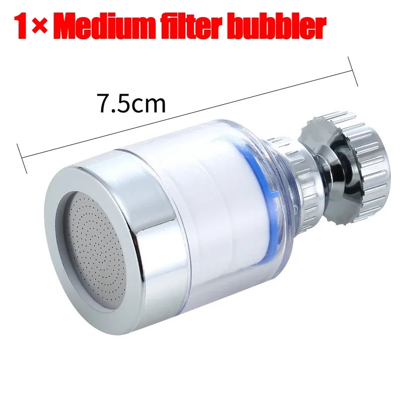Faucet Water Filter For Kitchen Water purification filter Remove Chlorine Heavy Metals PP Cotton 360 Swivel Filtration Purifier