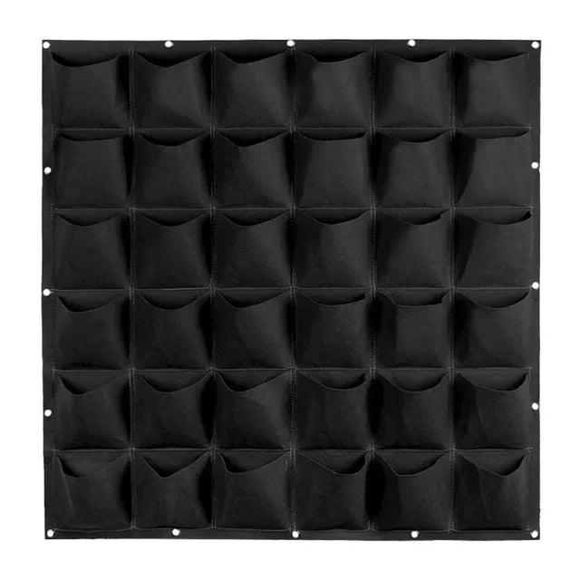 Green Plant Growing Bag Big Size Pockets Planter Vertical Garden Vegetable Living Growing Bags Flowers Supply Garden Planter Bag