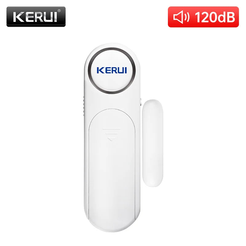 KERUI Wireless Door/Windows Sensor Alarm 300ft 120dB Anti-Theft Smart Remote Control For Kids Cabinet Safety Home Security