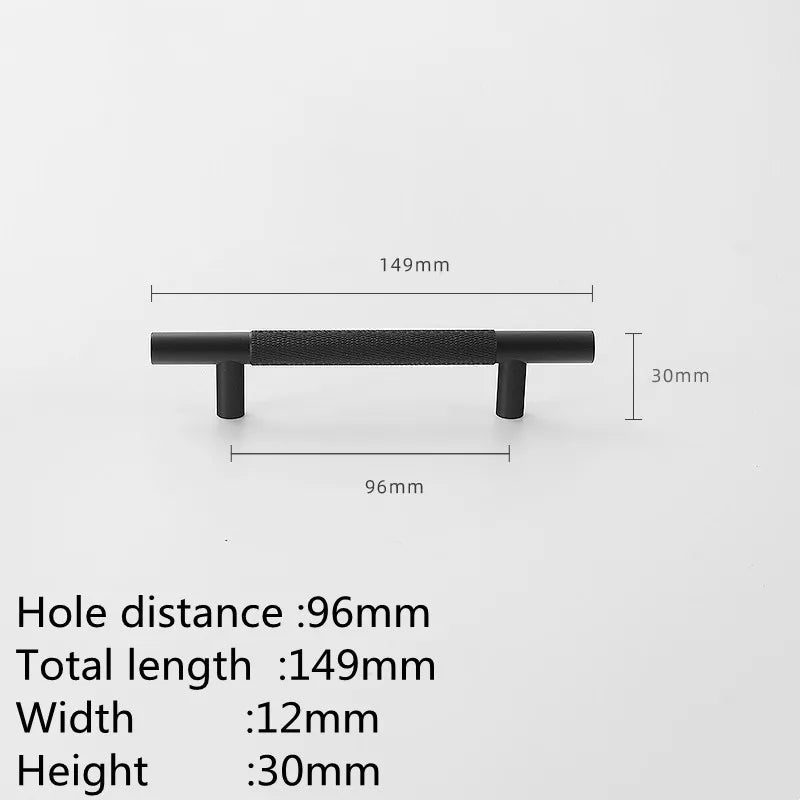 KK&FING Modern Aluminum Alloy Black Gold Kitchen Cabinet Handles and Knobs Drawer Handles Wardrobe Door Pulls Furniture Hardware