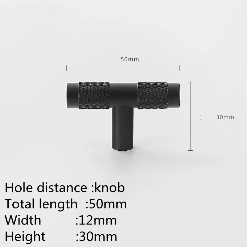 KK&FING Modern Aluminum Alloy Black Gold Kitchen Cabinet Handles and Knobs Drawer Handles Wardrobe Door Pulls Furniture Hardware