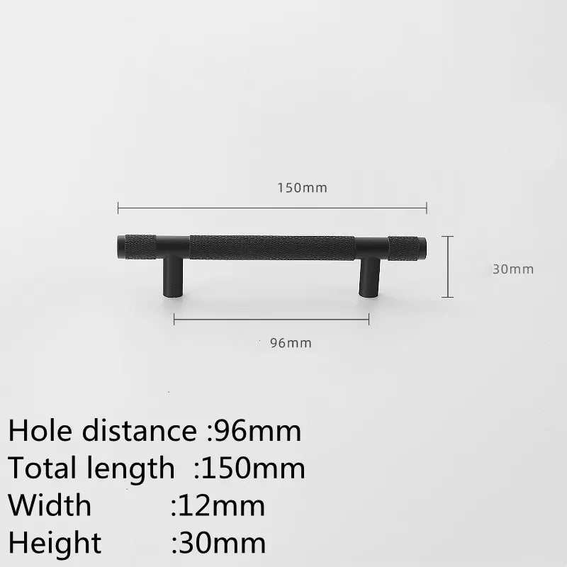 KK&FING Modern Aluminum Alloy Black Gold Kitchen Cabinet Handles and Knobs Drawer Handles Wardrobe Door Pulls Furniture Hardware