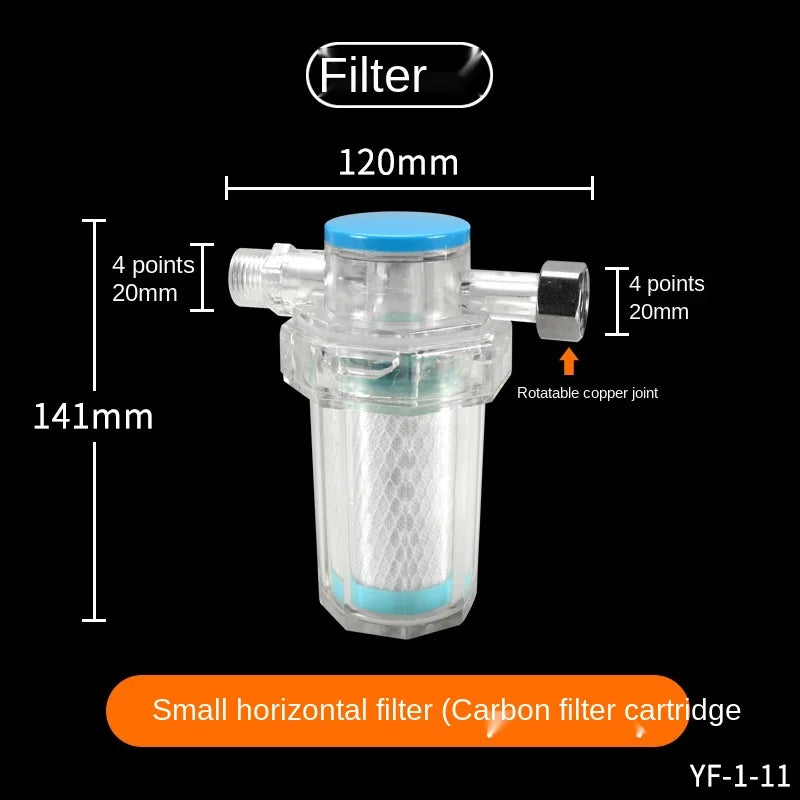 Kitchen Faucet Filter Horizontal Household Tap Water Front Water Filter Water Heater Toilet Angle Valve Water Purifier