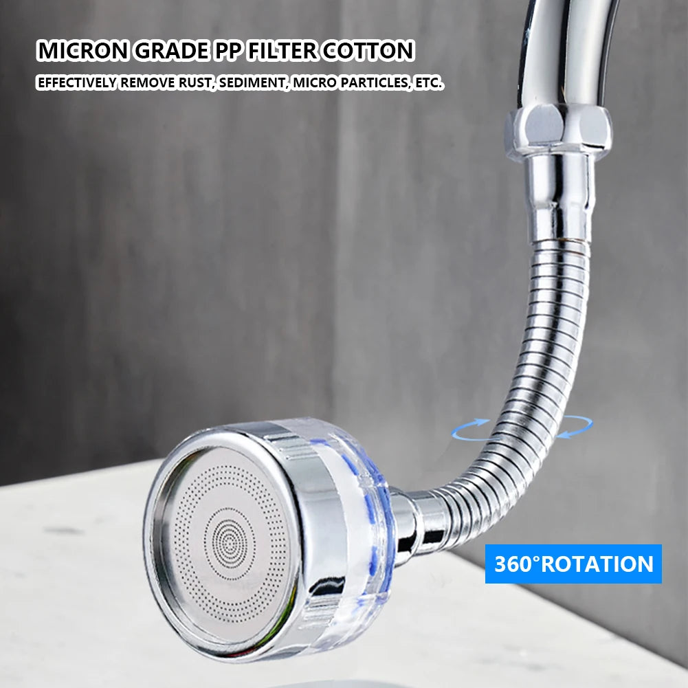Kitchen Faucet Water Filter For Bathroom Shower Kitchen 360° Tap Water Purifier Water Purification Remove Heavy Metal Impurity