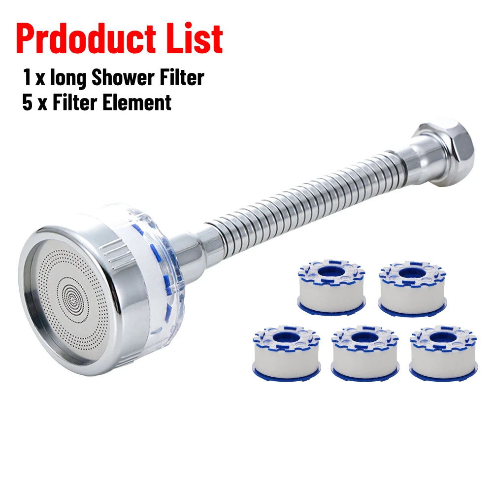 Kitchen Faucet Water Filter For Bathroom Shower Kitchen 360° Tap Water Purifier Water Purification Remove Heavy Metal Impurity