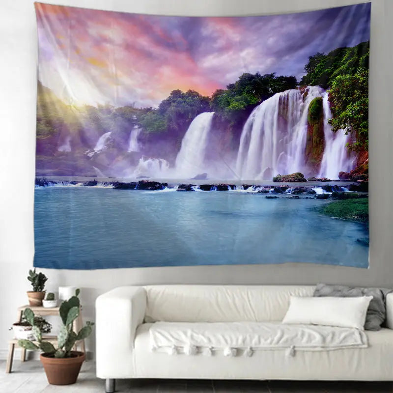 Landscap Tapestry Tapices Room Wall Art Home House Hogar Bedroom Masion Jardim Aesthetic Decor For 2023 Tapiz Y2k Arazzi Hanging