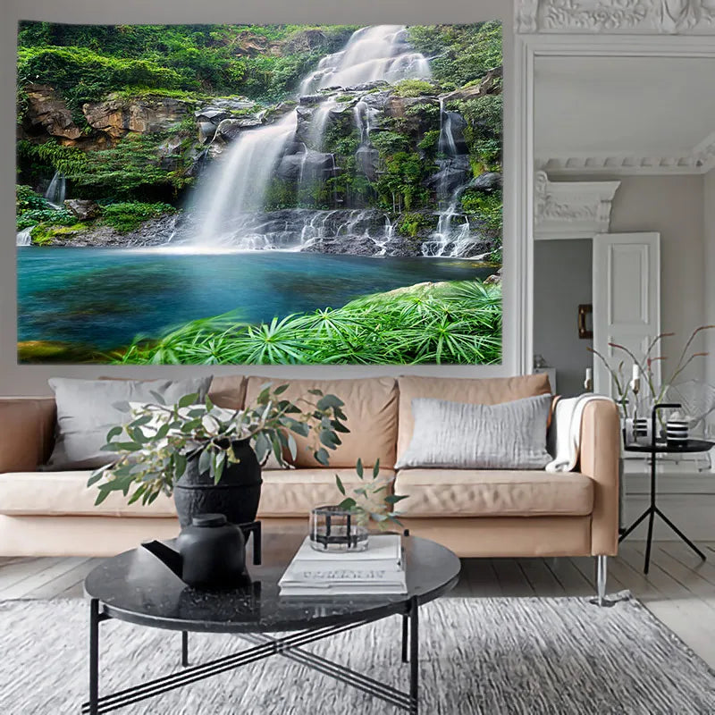 Landscap Tapestry Tapices Room Wall Art Home House Hogar Bedroom Masion Jardim Aesthetic Decor For 2023 Tapiz Y2k Arazzi Hanging