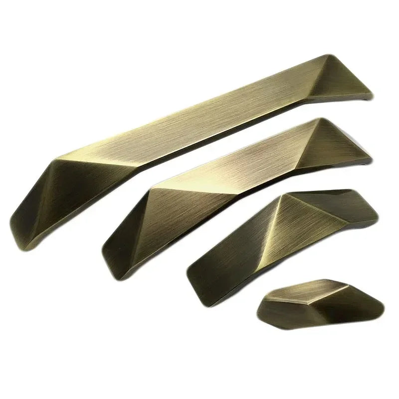 Modern Simple Golden Gray Black Cabinet Door Drawer Pulls Kitchen Cupboard Door Handle Furniture Handles Hardware