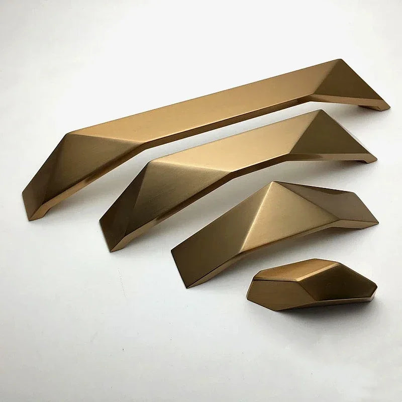 Modern Simple Golden Gray Black Cabinet Door Drawer Pulls Kitchen Cupboard Door Handle Furniture Handles Hardware