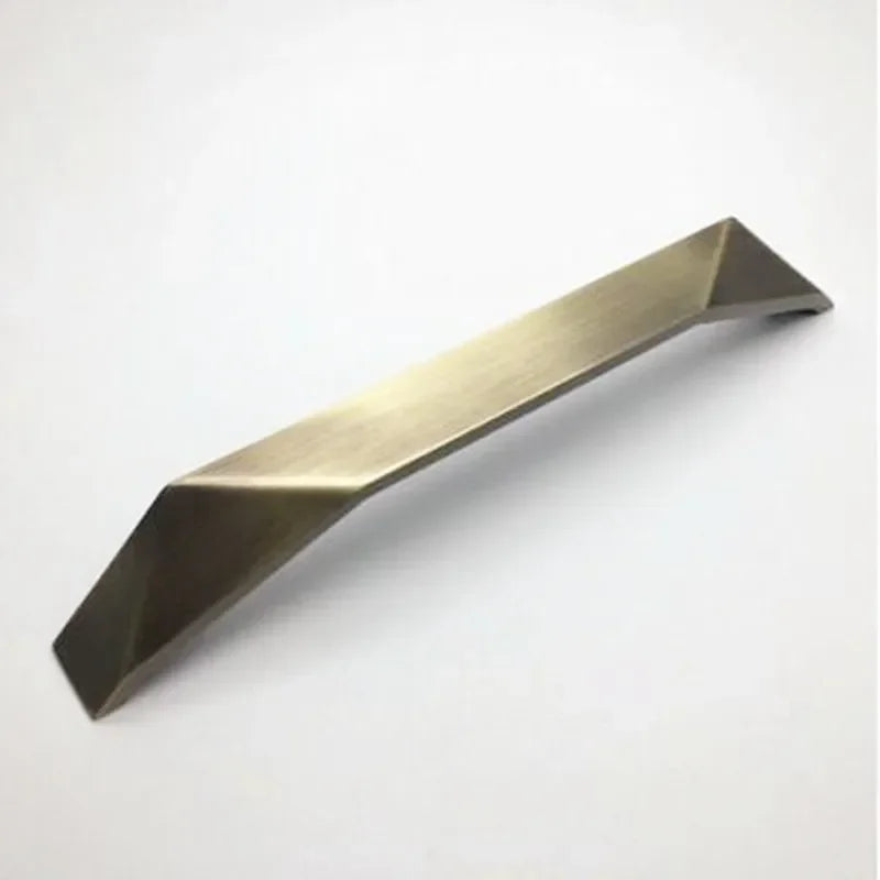 Modern Simple Golden Gray Black Cabinet Door Drawer Pulls Kitchen Cupboard Door Handle Furniture Handles Hardware