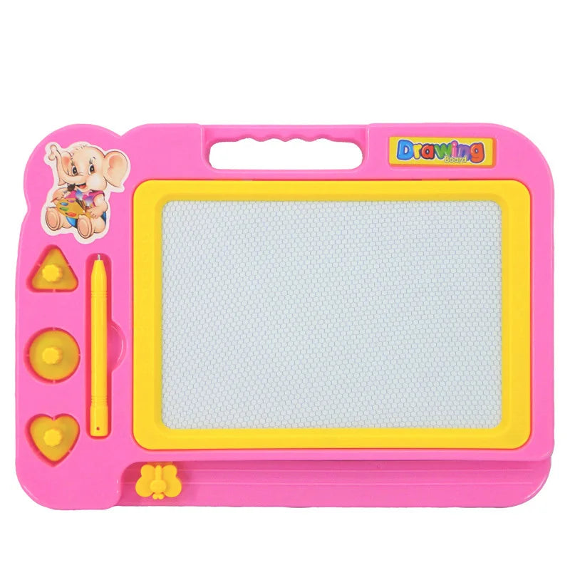 Toys For Children Kid Color Magnetic Writing Painting Drawing Graffiti Board Toy Preschool Tool Drawing Toys Doodle Painting Gif
