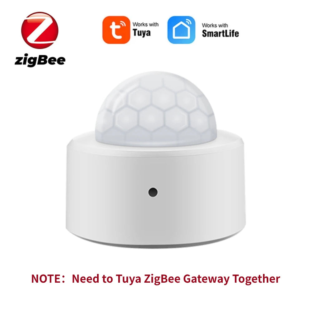 Tuya ZigBee PIR Motion Sensor Mini Infrared Human Body Presence Detector Smart Home Security Protection Alarm System Smart Life