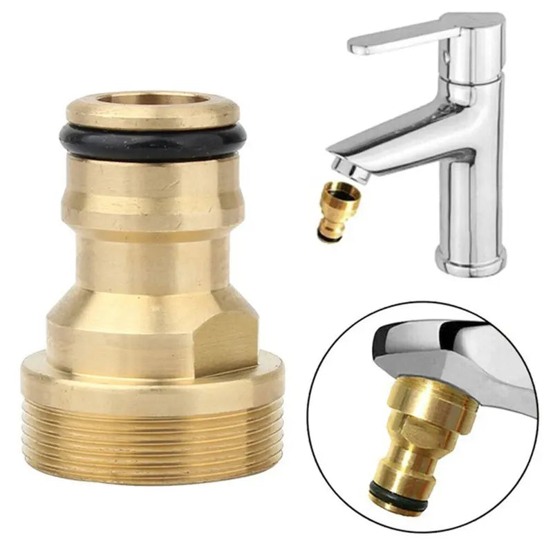 Universal Kitchen Faucet Adapter Metal Faucet Quick Connector Tube Fitting 23mm Kitchen Faucet Mixer Hose Adaptor Pipe Joiner