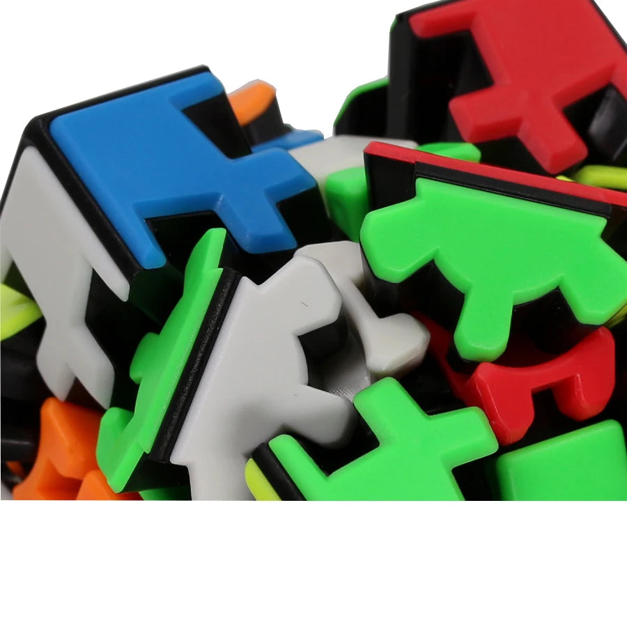 Ziicube Magic Gear Cube 3x3 3x3x3 Cubo Mágico Profissional Gearwheel Magico Puzzle головоломка Twist Game Gifts