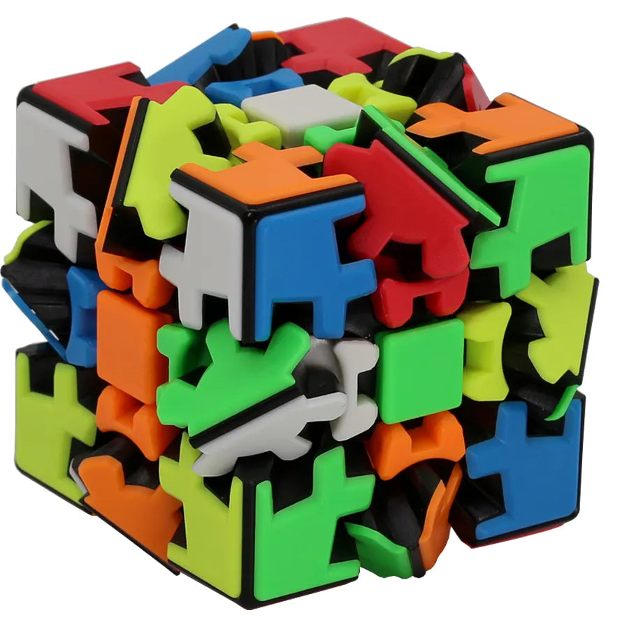 Ziicube Magic Gear Cube 3x3 3x3x3 Cubo Mágico Profissional Gearwheel Magico Puzzle головоломка Twist Game Gifts
