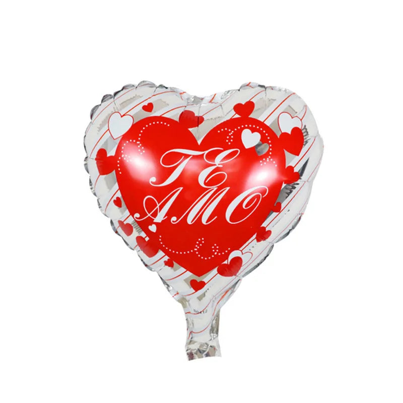 50/100Pcs Te Amo Heart Balloon 10Inch Spanish I Love You Air Globo Wedding Valentine's Day Birthday Party Baby Shower Decoration