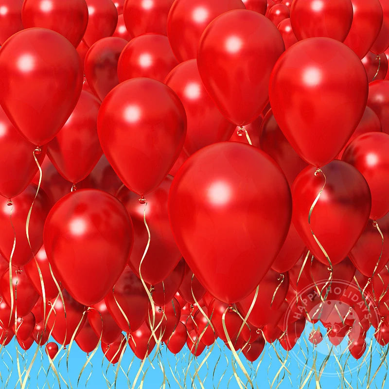 50pcs 5-12inch High Grade Matte Red Latex Balloon Birthday Party Wedding Decoration Anniversary Scene Layout Balloon Wholesale