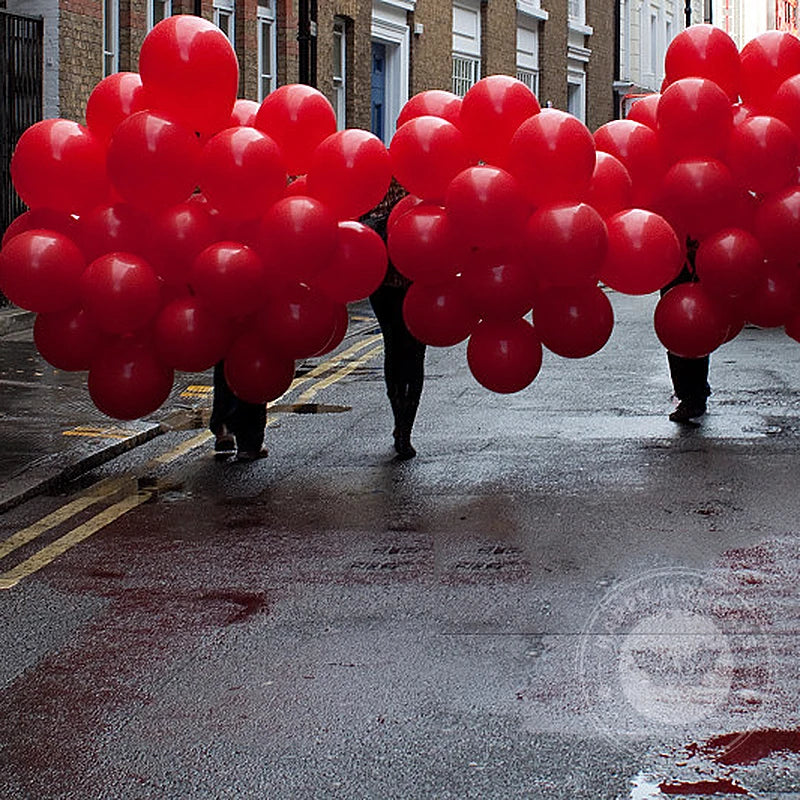 50pcs 5-12inch High Grade Matte Red Latex Balloon Birthday Party Wedding Decoration Anniversary Scene Layout Balloon Wholesale